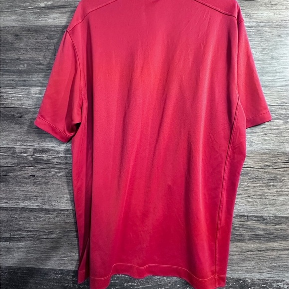 Nike Drifit Golf Men's Vibrant Red Polo Shirt - Picture 2 of 6